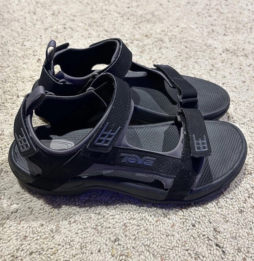 Teva Minam Sport Sandals size 10 Mens Hiking Water Shoes 4289 Black E26